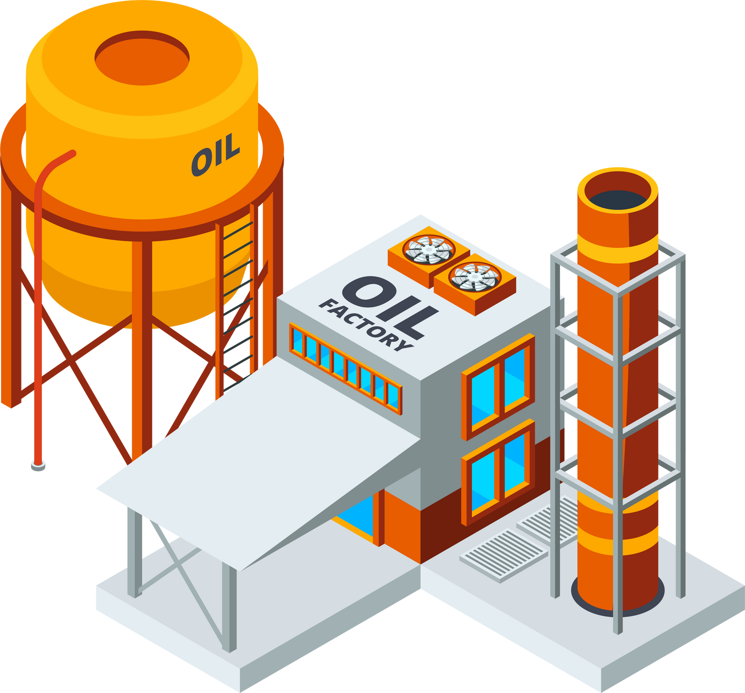 oil industry gas oil station production tanks machinery